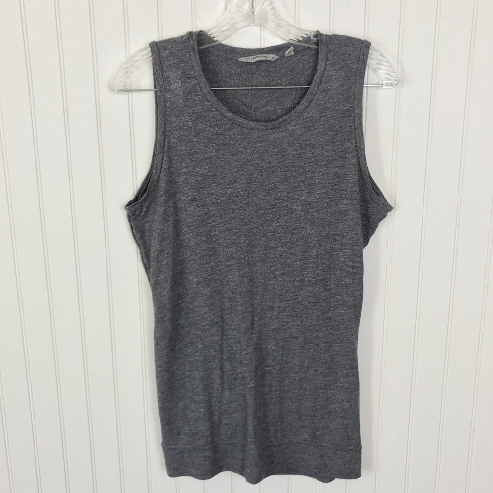 ATHLETA Gray Rayon Tank M
